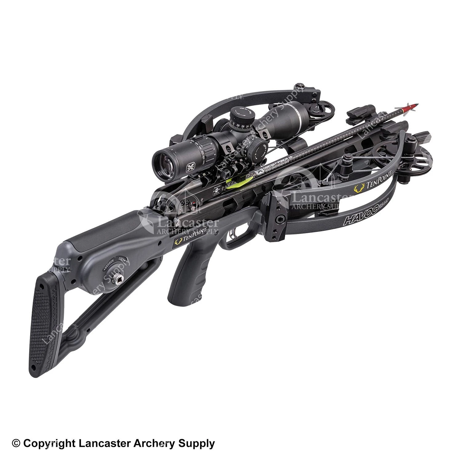 TenPoint Havoc RS440 Elite Crossbow Package W/ ACUslide (Graphite Grey) 1 TenPoint Havoc RS440 Elite Crossbow Package W/ ACUslide (Graphite Grey)